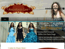 Tablet Screenshot of anastasialee.com